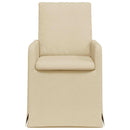 Spisestole 2 pcs Creme 57 x 67 x 98 cm Stof