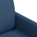 Spisestole 2 pcs Blå 57 x 67 x 98 cm Stof