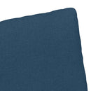Spisestole 2 pcs Blå 57 x 67 x 98 cm Stof