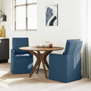 Spisestole 2 pcs Blå 57 x 67 x 98 cm Stof