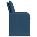 Spisestole 2 pcs Blå 57 x 67 x 98 cm Stof