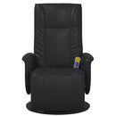 Svingende Massage Recliner Stol Sort 71 x 90 x 105 cm