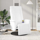 Svingende Massage Recliner Stol Hvid 71 x 90 x 105 cm