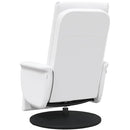 Svingende Massage Recliner Stol Hvid 71 x 90 x 105 cm