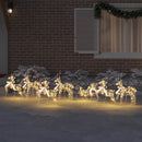 LED Rensdyr 7 stk. 40 LED'er Multifarvet 42 x 15 x 64 cm PET