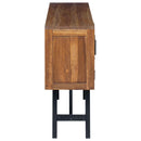 TV-bord med skuffe Naturfarvet 110 x 30 x 75 cm Massiv Teaktræ