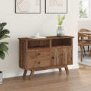 Sideboard Naturfarvet 100 x 30 x 68 cm Massiv Teaktræ
