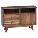 Sideboard Naturfarvet 100 x 30 x 68 cm Massiv Teaktræ