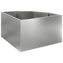 Hjørne Plantekasse Sølv 60 x 60 x 35 cm Galvaniseret stål