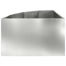 Hjørne Plantekasse Sølv 60 x 60 x 35 cm Galvaniseret stål