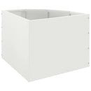 Hjørne Plantekasse Hvid 45 x 45 x 35 cm Stål