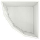 Hjørne Plantekasse Hvid 45 x 45 x 35 cm Stål