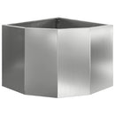 Hjørne Plantekasse Sølv 45 x 45 x 35 cm Galvaniseret stål