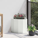 Hjørne Plantekasse Hvid 30 x 30 x 35 cm Stål