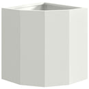 Hjørne Plantekasse Hvid 30 x 30 x 35 cm Stål