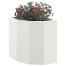 Hjørne Plantekasse Hvid 30 x 30 x 35 cm Stål