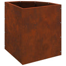 Hjørne Plantekasse Rusten 30 x 30 x 35 cm Forvitret stål