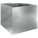 Hjørne Plantekasse Sølv 60 x 60 x 50 cm Galvaniseret stål