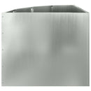 Hjørne Plantekasse Sølv 60 x 60 x 50 cm Galvaniseret stål