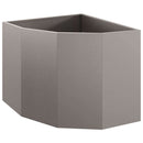 Hjørne Plantekasse Rusten 60 x 60 x 50 cm Forvitret stål