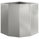 Hjørne Plantekasse Sølv 45 x 45 x 50 cm Galvaniseret stål