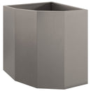 Hjørne Plantekasse Rusten 45 x 45 x 50 cm Forvitret stål