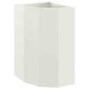 Hjørne Plantekasse Hvid 30 x 30 x 50 cm Stål