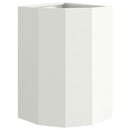 Hjørne Plantekasse Hvid 30 x 30 x 50 cm Stål