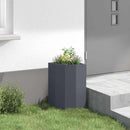 Hjørne Plantekasse Antracit 30 x 30 x 50 cm Stål