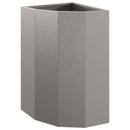 Hjørne Plantekasse Rusten 30 x 30 x 50 cm Forvitret stål
