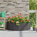 Plantekasse Sort 120 x 60 x 35 cm Stål