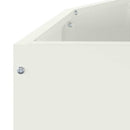 Plantekasse Hvid 120 x 60 x 35 cm Stål