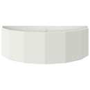 Plantekasse Hvid 120 x 60 x 35 cm Stål