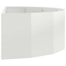 Plantekasse Hvid 120 x 60 x 35 cm Stål