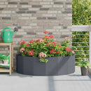 Plantekasse Antracit 120 x 60 x 35 cm Stål