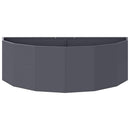 Plantekasse Antracit 120 x 60 x 35 cm Stål