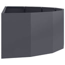Plantekasse Antracit 120 x 60 x 35 cm Stål