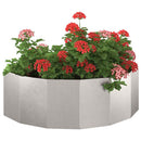 Plantekasse Sølv 120 x 60 x 35 cm Rustfrit stål