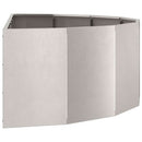 Plantekasse Sølv 120 x 60 x 35 cm Rustfrit stål