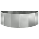 Plantekasse Sølv 120 x 60 x 35 cm Galvaniseret stål