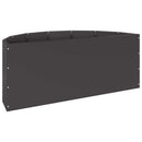 Plantekasse Sort 90 x 45 x 35 cm Stål