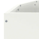 Plantekasse Hvid 90 x 45 x 35 cm Stål