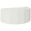 Plantekasse Hvid 90 x 45 x 35 cm Stål