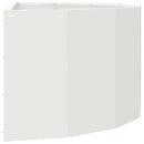 Plantekasse Hvid 90 x 45 x 35 cm Stål