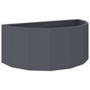 Plantekasse Antracit 90 x 45 x 35 cm Stål