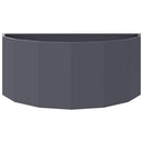 Plantekasse Antracit 90 x 45 x 35 cm Stål