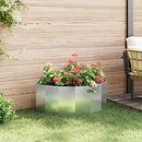 Plantekasse Sølv 90 x 45 x 35 cm Galvaniseret stål