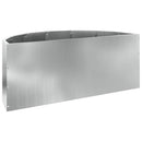 Plantekasse Sølv 90 x 45 x 35 cm Galvaniseret stål