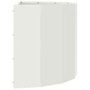 Plantekasse Hvid 60 x 30 x 35 cm Stål