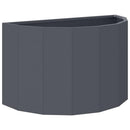 Plantekasse Antracit 60 x 30 x 35 cm Stål